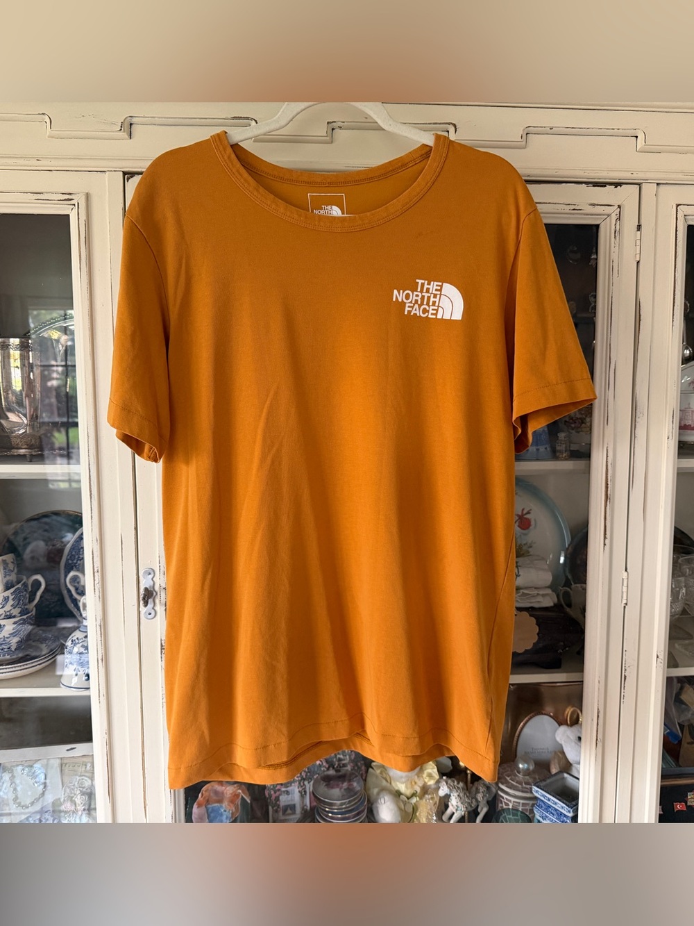 The North Face Men’s Short Sleeve Logo Tee - Rust Orange